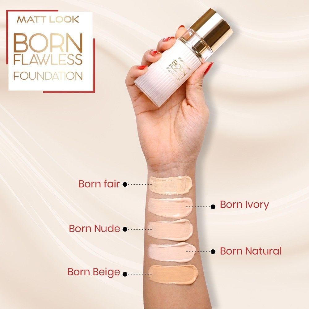 Matt look Born Flawless Weightless Foundation
