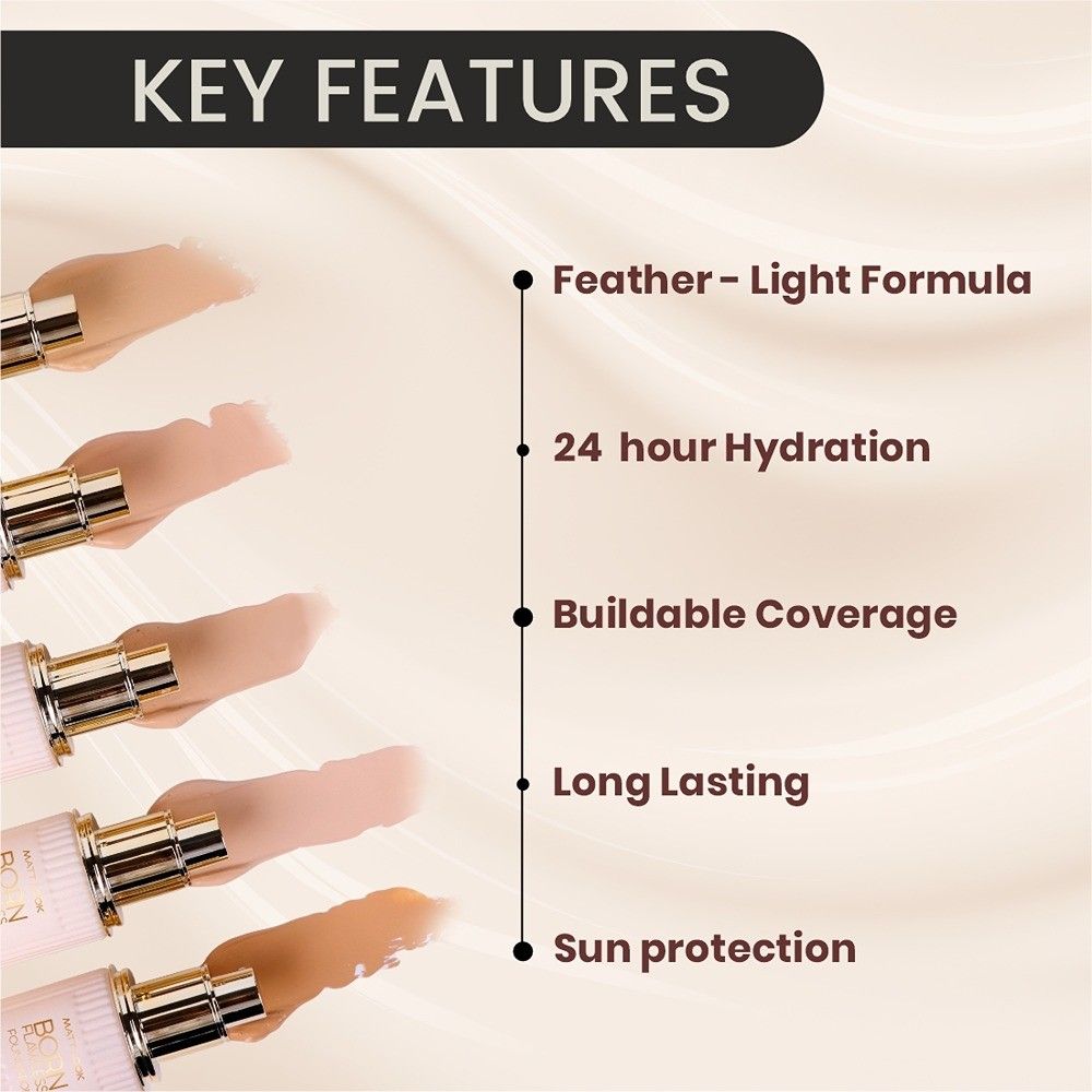 Matt look Born Flawless Weightless Foundation
