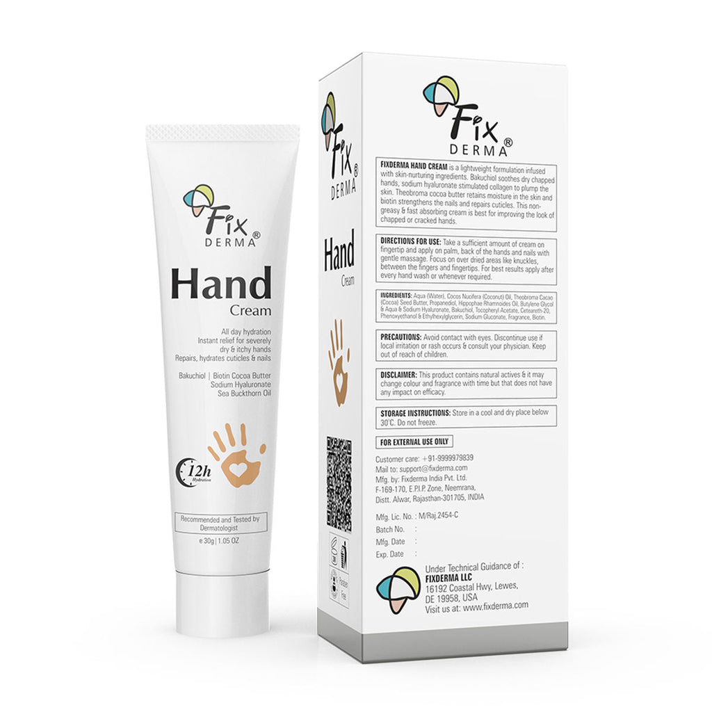 Fixderma Hand Cream for Women & Men | Hand Moisturizer | Hand Cream for Dry & Rough Hands