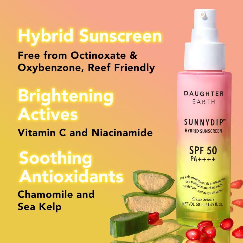 Daughter Earth Sunnydip Hybrid Sunscreen With SPF 50 PA++++