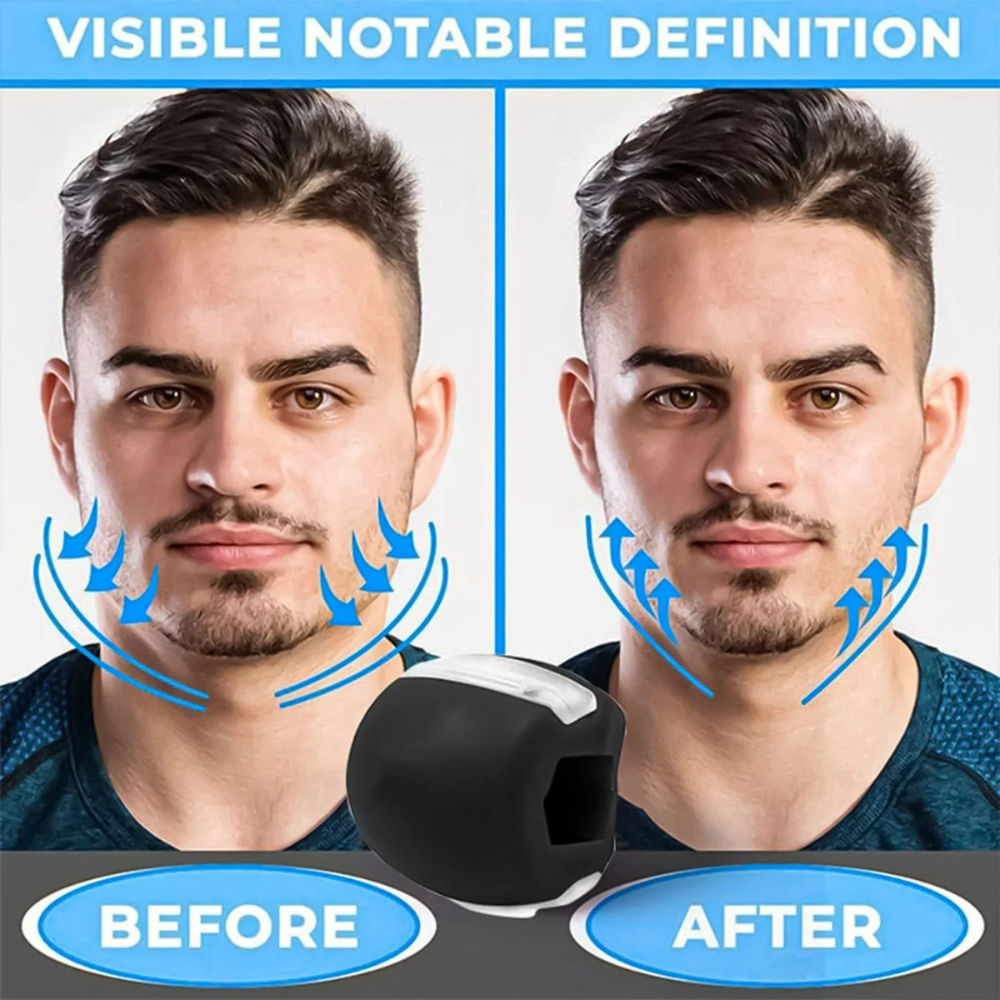 Matra Jawline Exerciser Tool Silicone Double Chin Reducer for Shaping Jaw & Reducing Facial Fat