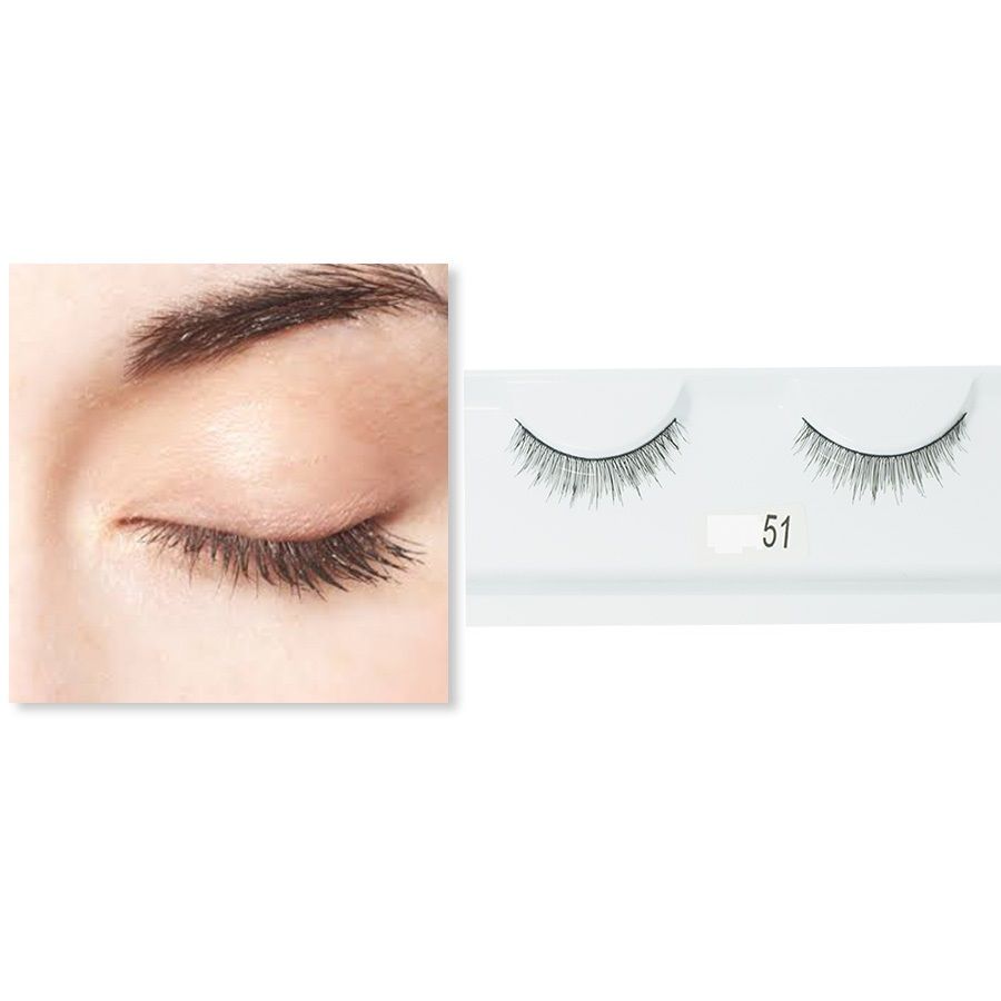 Beautiliss No.51 False Eyelash Eye Makeup Lash 3D Fake Long Natural Eyelashes