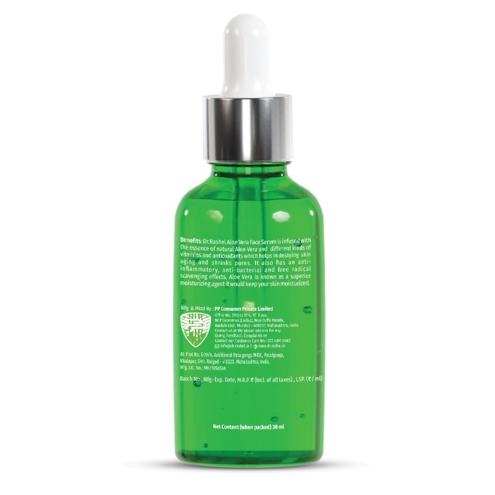 DR. RASHEL Aloe Vera Face Serum Hydrating, Soothing & Skin-Nourishing Formula