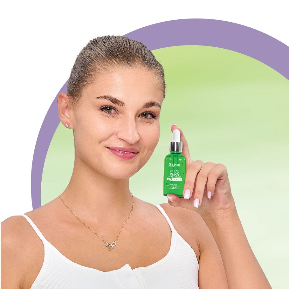 DR. RASHEL Aloe Vera Face Serum Hydrating, Soothing & Skin-Nourishing Formula