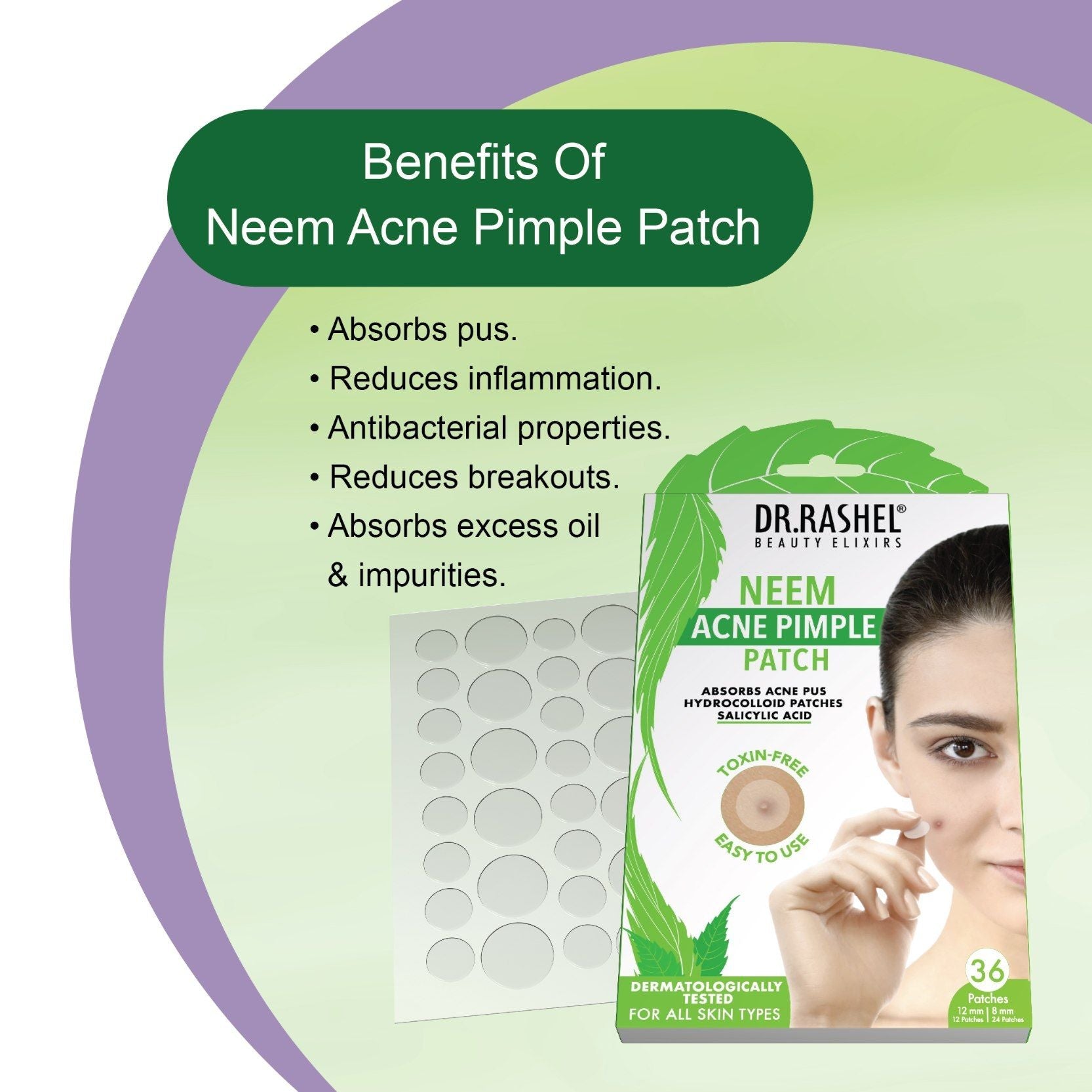 DR. RASHEL Neem Acne Pimple Patch