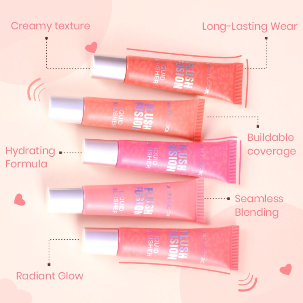 Matt look Flush Fusion Liquid Blusher
