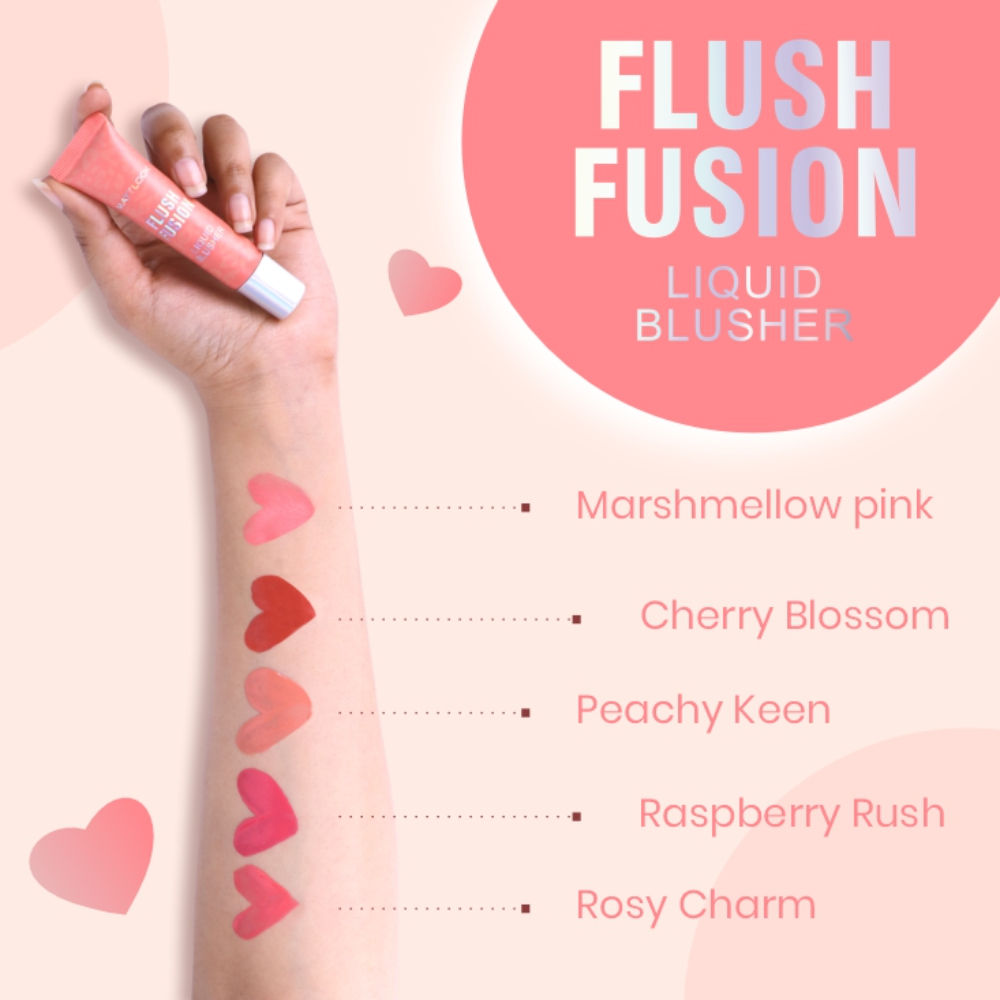 Matt look Flush Fusion Liquid Blusher