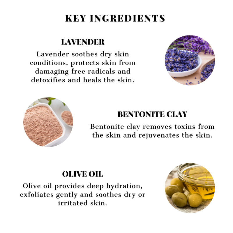 IRIS COSMETICS Skin Rejuvenating Lavender Clay Mask