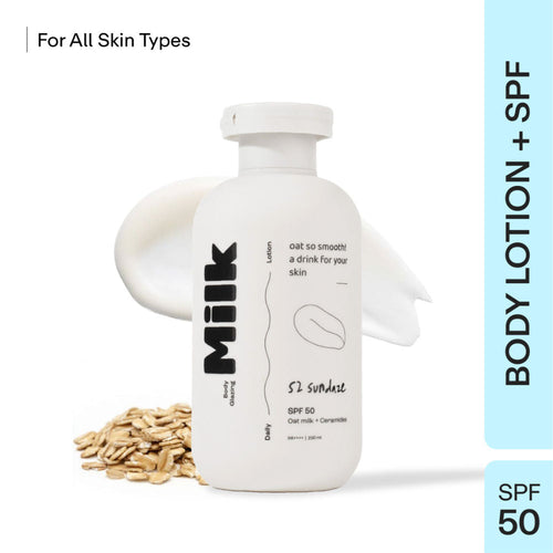 52 Sundaze Body Glazing Milk SPF 50+ PA++++ Sunscreen Body Lotion, Moisturizes & Prevents Tan