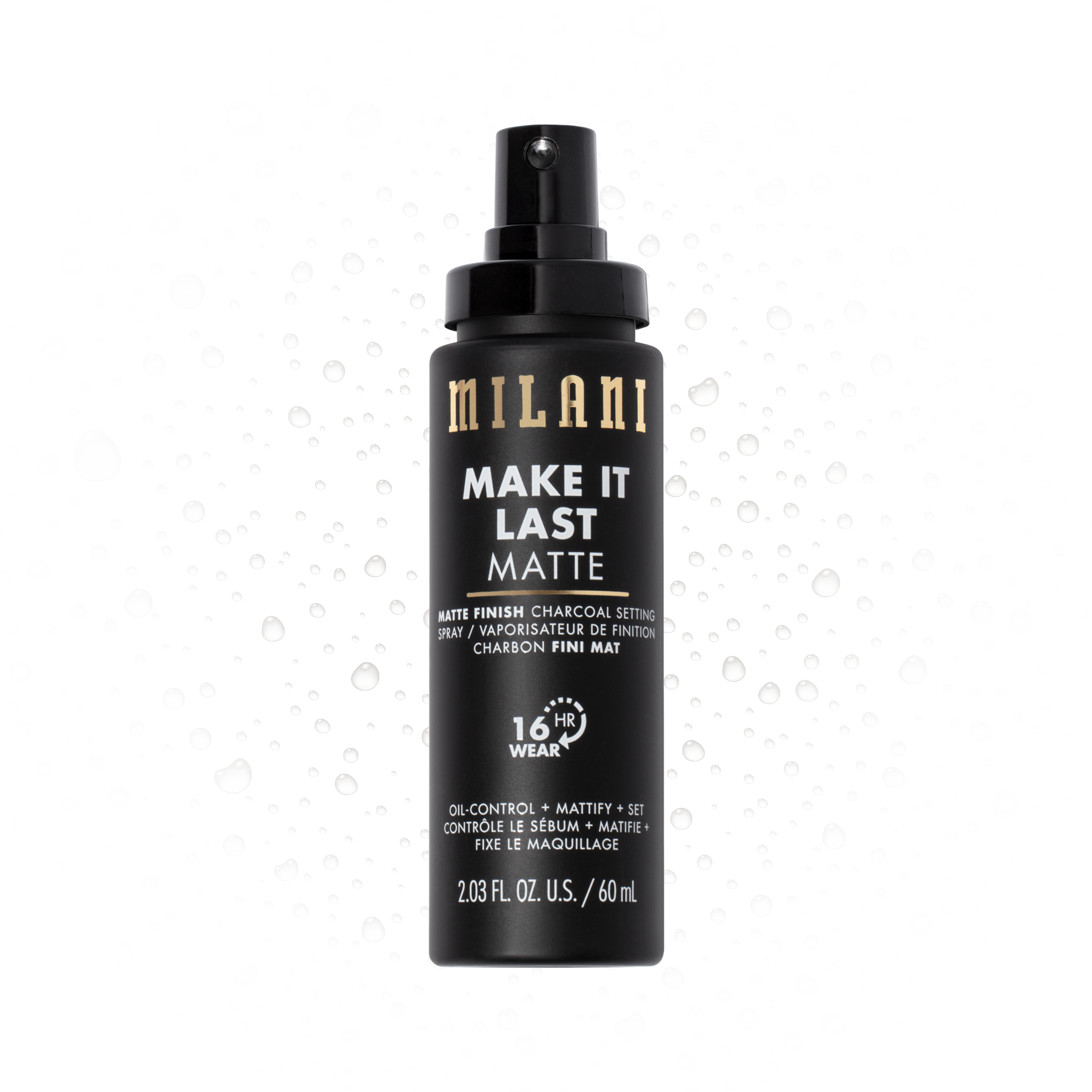 Milani Make It Last Matte Finish Setting Spray - Charcoal