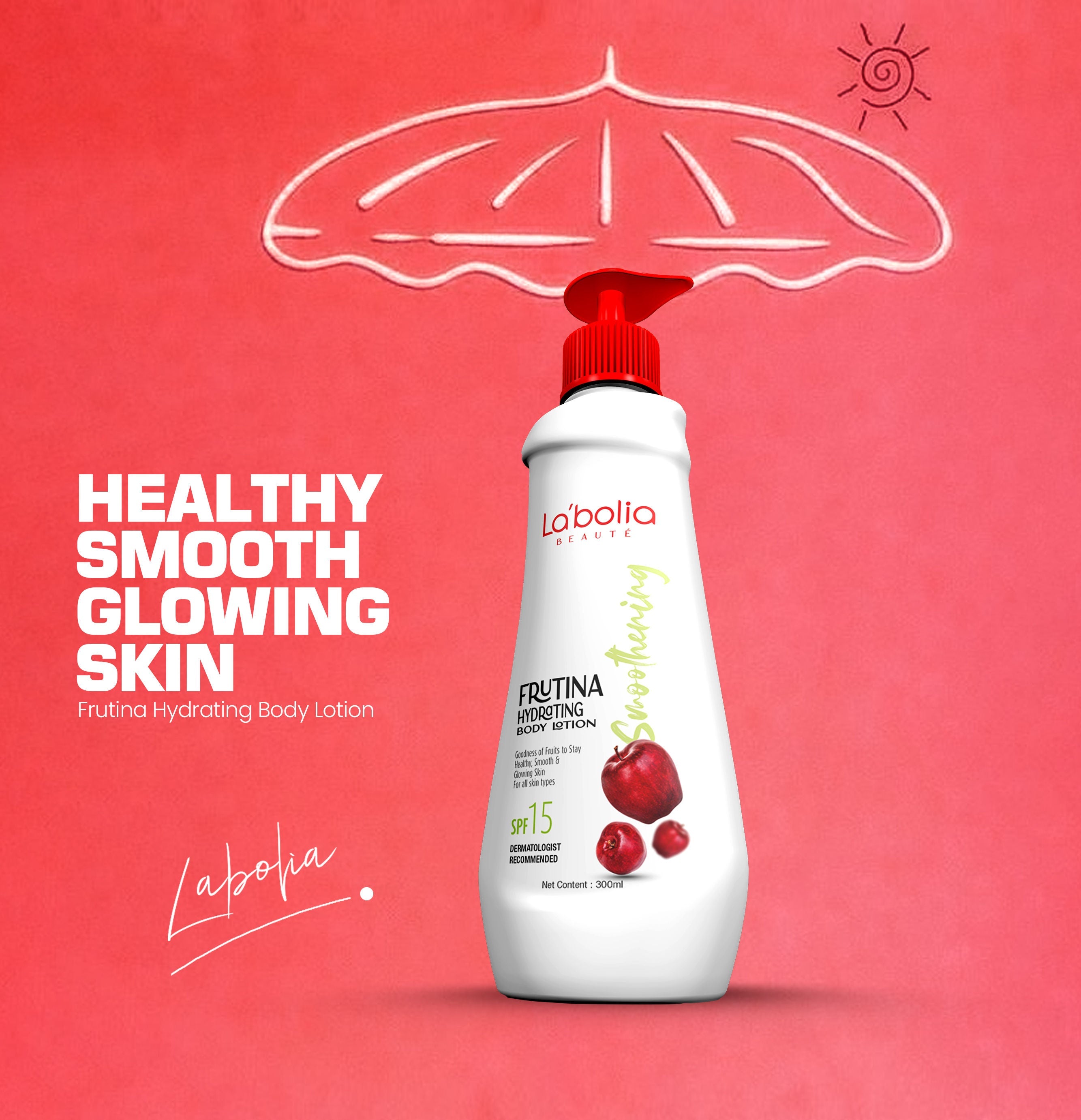 Labolia Beaute Frutina Deep Nourished Body Lotion For Women & Men- 100% Natural For All Skin Type