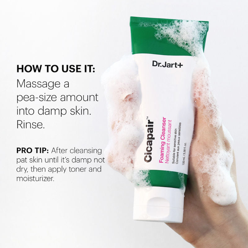 Dr.Jart+ Cicapair Gentle Cleansing Foam – Daily Moisturizing Face Wash