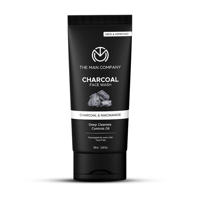 The Man Company Activated Charcoal Face Wash for Purifying Skin & Removes Excess Oil