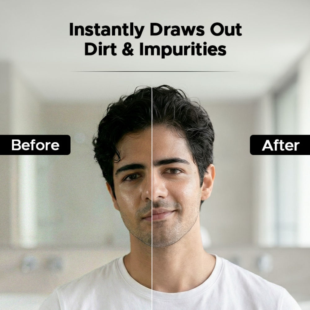 The Man Company Activated Charcoal Face Wash for Purifying Skin & Removes Excess Oil