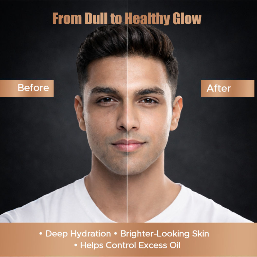 The Man Company Glow Pro Non-Sticky Daily Moisturizer for Instant Glow
