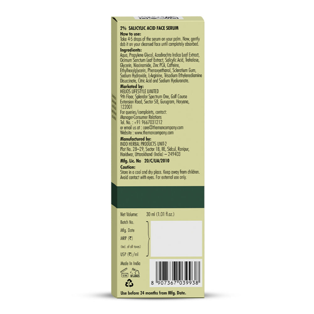 The Man Company 2% Salicylic Acid Face Serum
