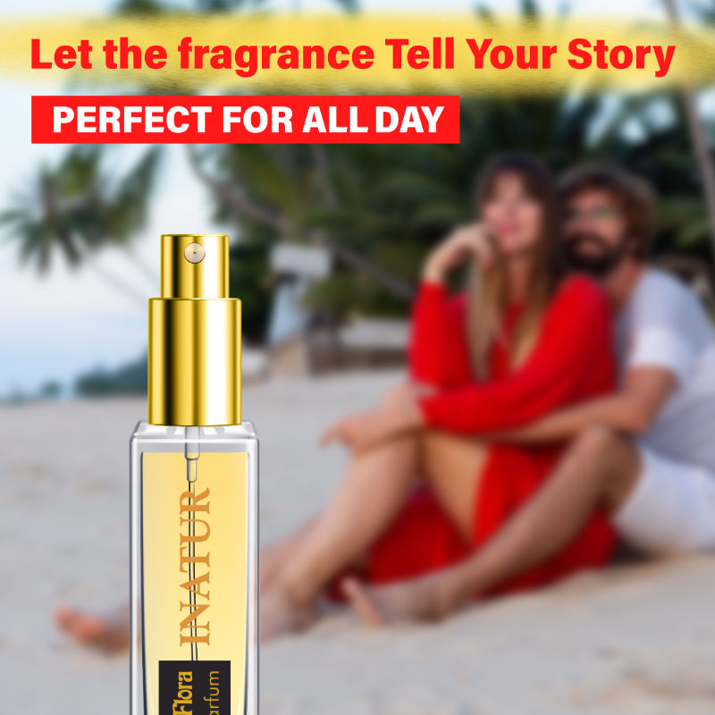 inatur Delicate Flora EDP With Floral Citrus & White Florals,Plant-Based Fragrance for All