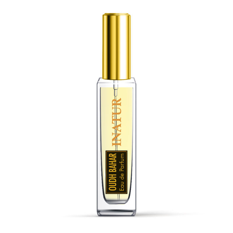 inatur Oudh Bahar Eau De Perfume with Mandarin, Lemon, AquaRose & Agarwood, Natural Extracts, Unisex