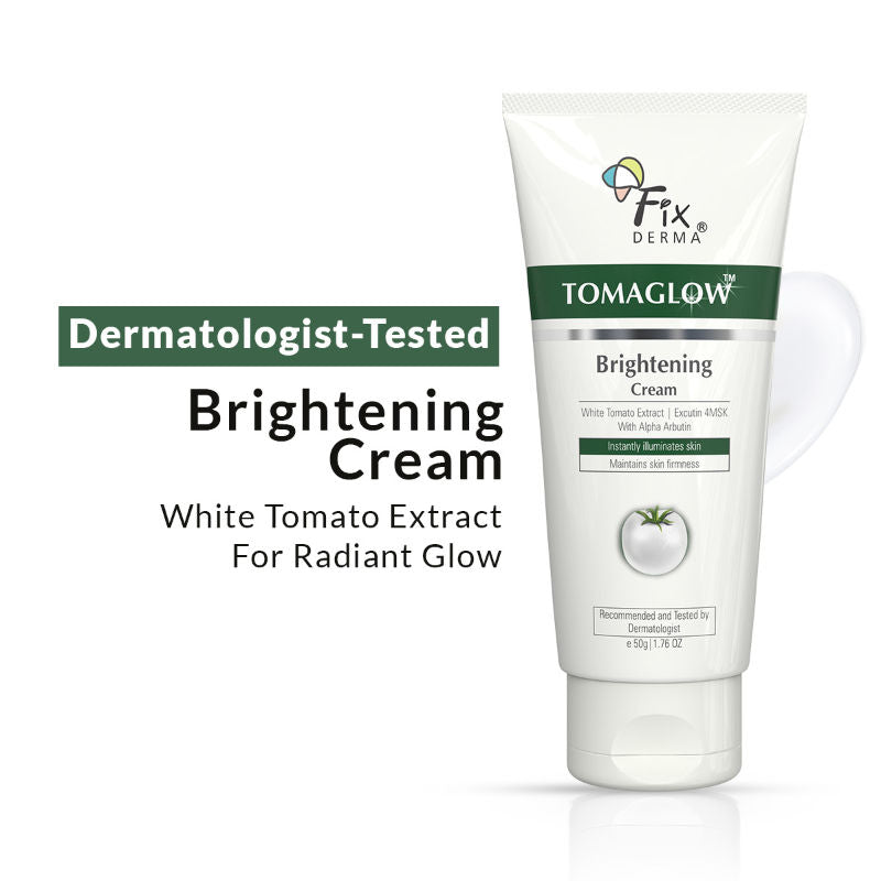 FIXDERMA Tomaglow Brightening Face Cream With White Tomato Extract, Face Cream For Unisex