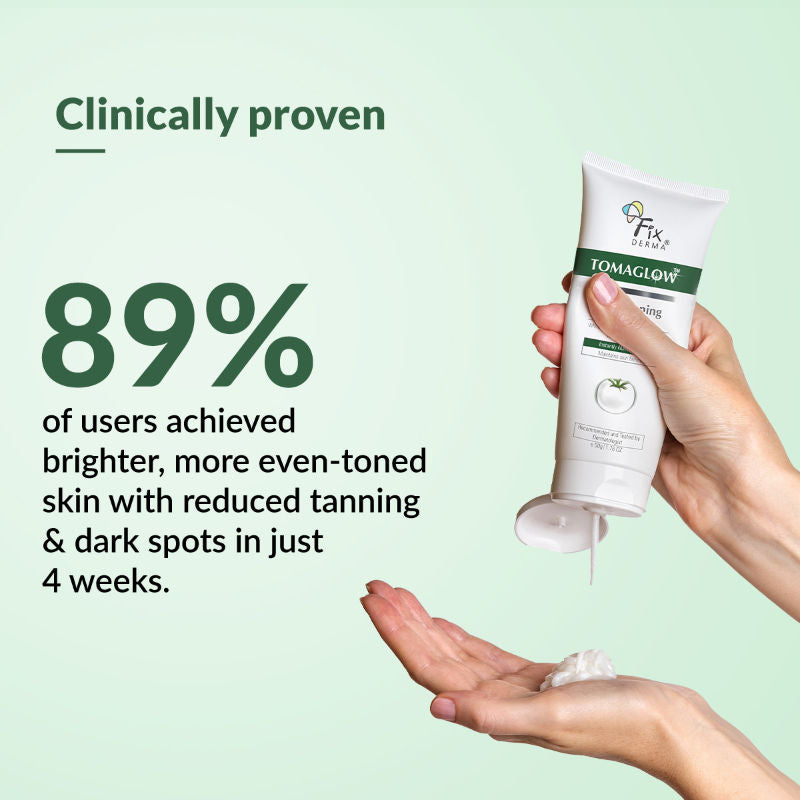 FIXDERMA Tomaglow Brightening Face Cream With White Tomato Extract, Face Cream For Unisex