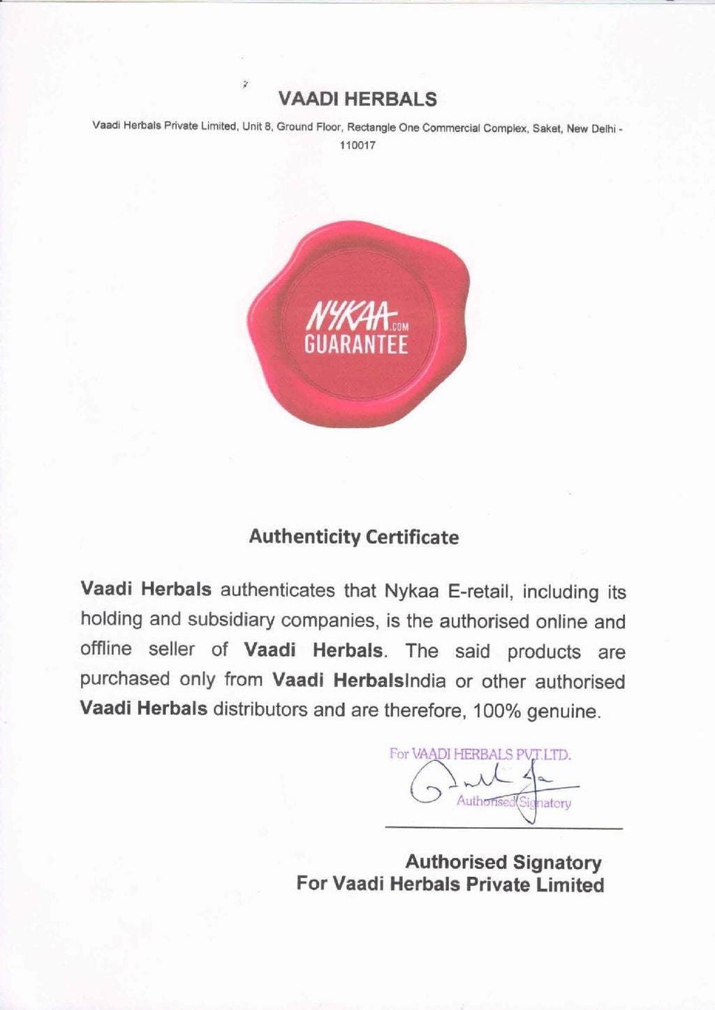 Vaadi Herbals Tulip Oil Control Moisturiser With Green Almond Extract
