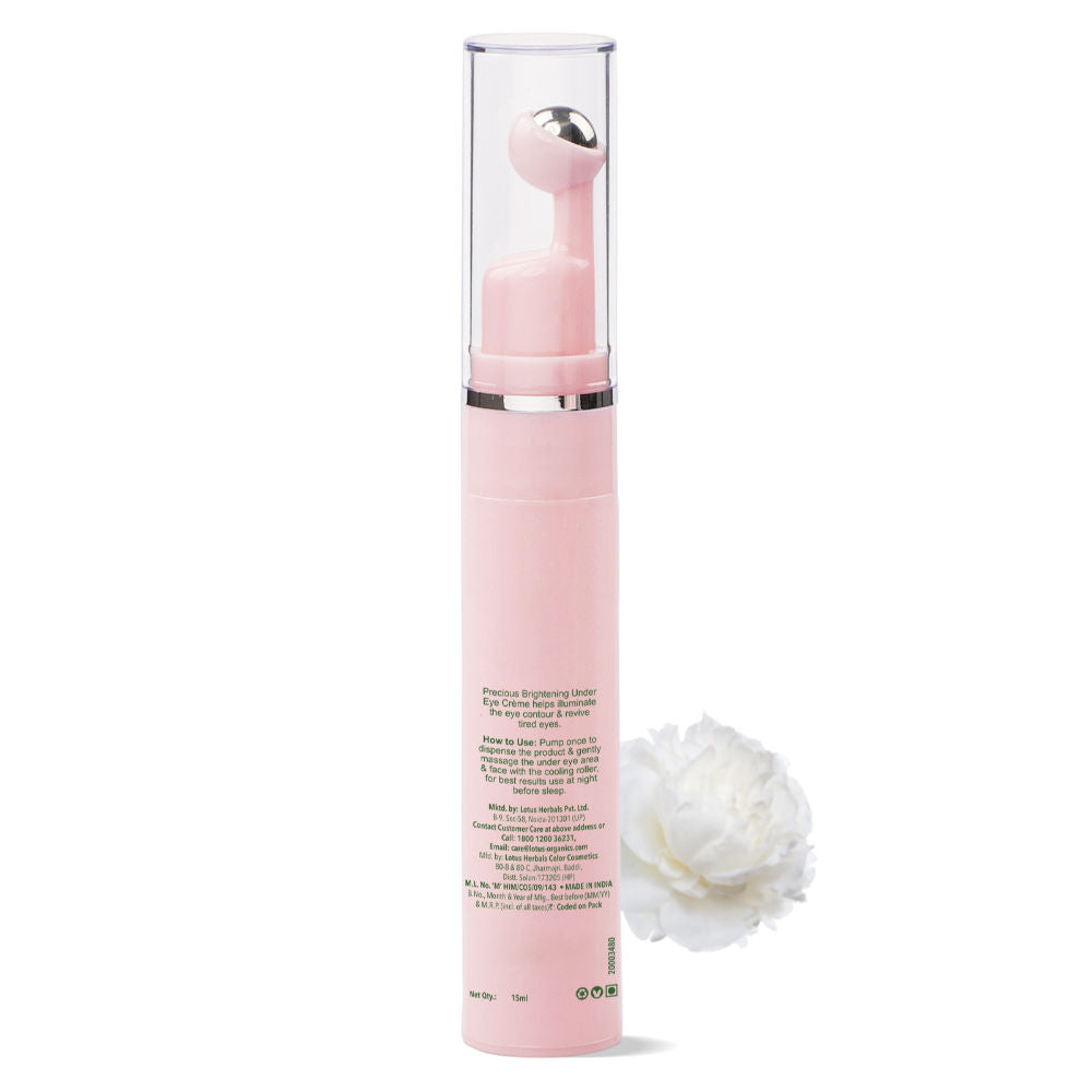 Lotus Organics + Precious Brightening Under Eye Creme
