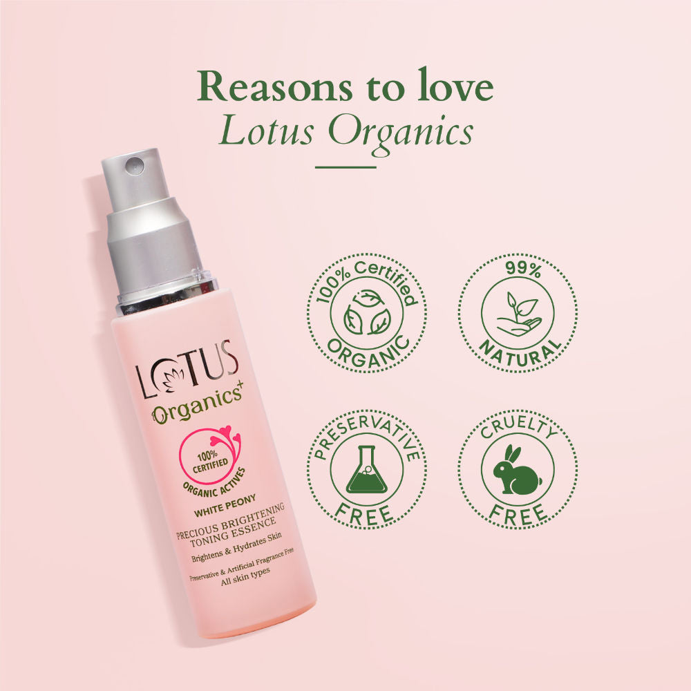 Lotus Organics Precious Brightening Toning Essence
