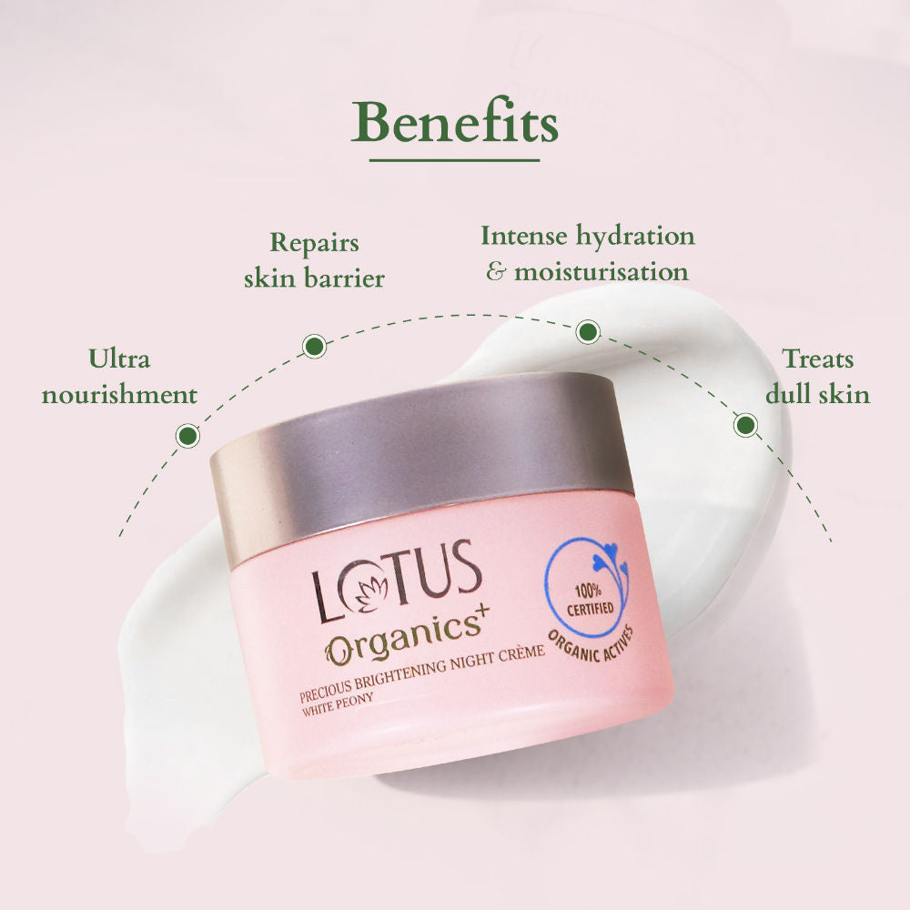 Lotus Organics Precious Brightening Night Cream