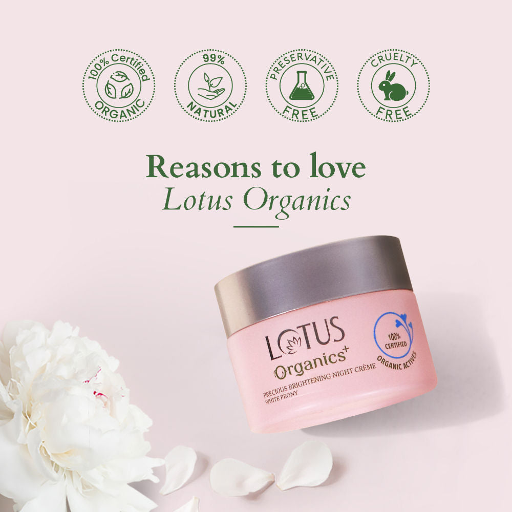 Lotus Organics Precious Brightening Night Cream