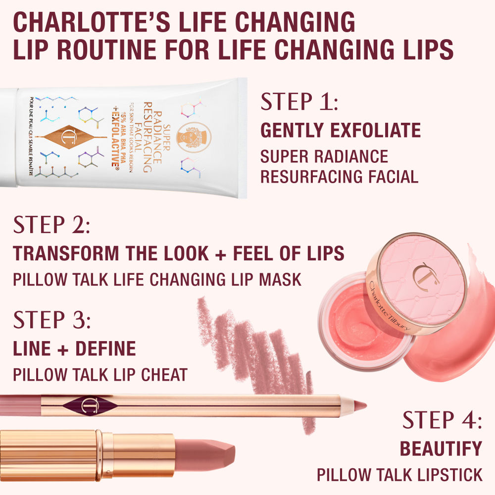 Charlotte Tilbury Life Changing Lip Mask Pillow Talk Fresh Glow