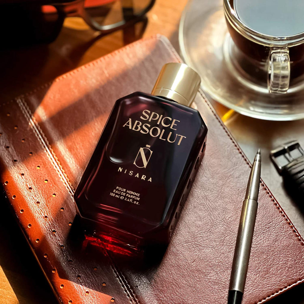 NISARA Spice Absolut - Perfume For Men,Eau De Parfum,Long Lasting Spicy Woody Fragrance
