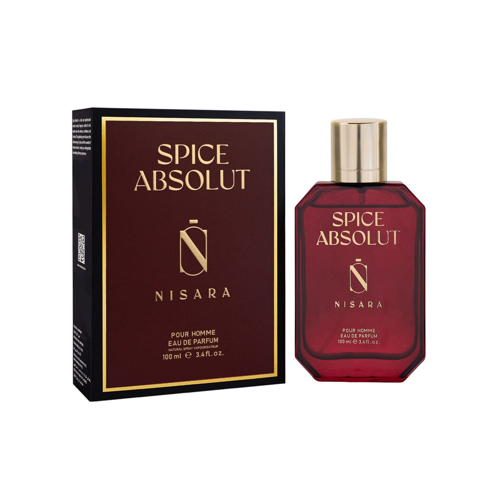 NISARA Spice Absolut - Perfume For Men,Eau De Parfum,Long Lasting Spicy Woody Fragrance