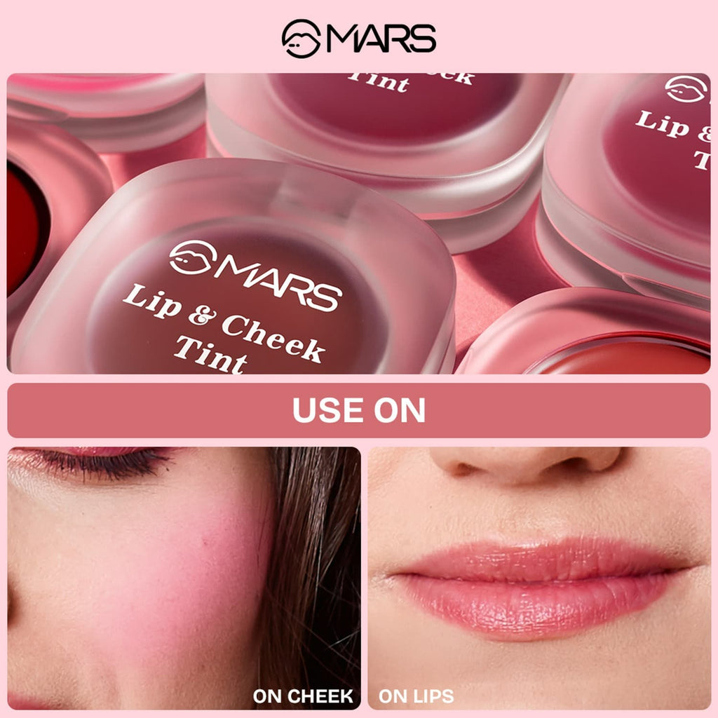 MARS Lip & Cheek Tint for Bold Pop Color