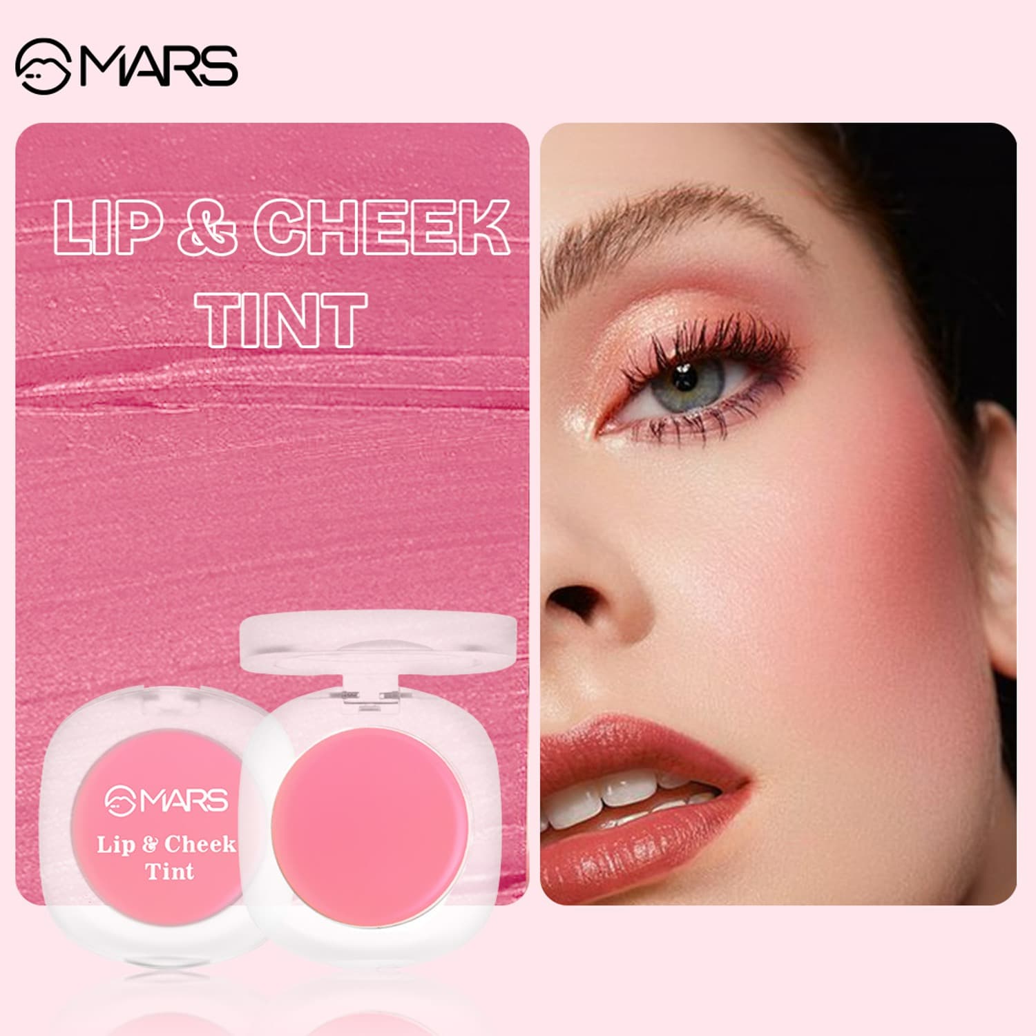 MARS Lip & Cheek Tint for Bold Pop Color