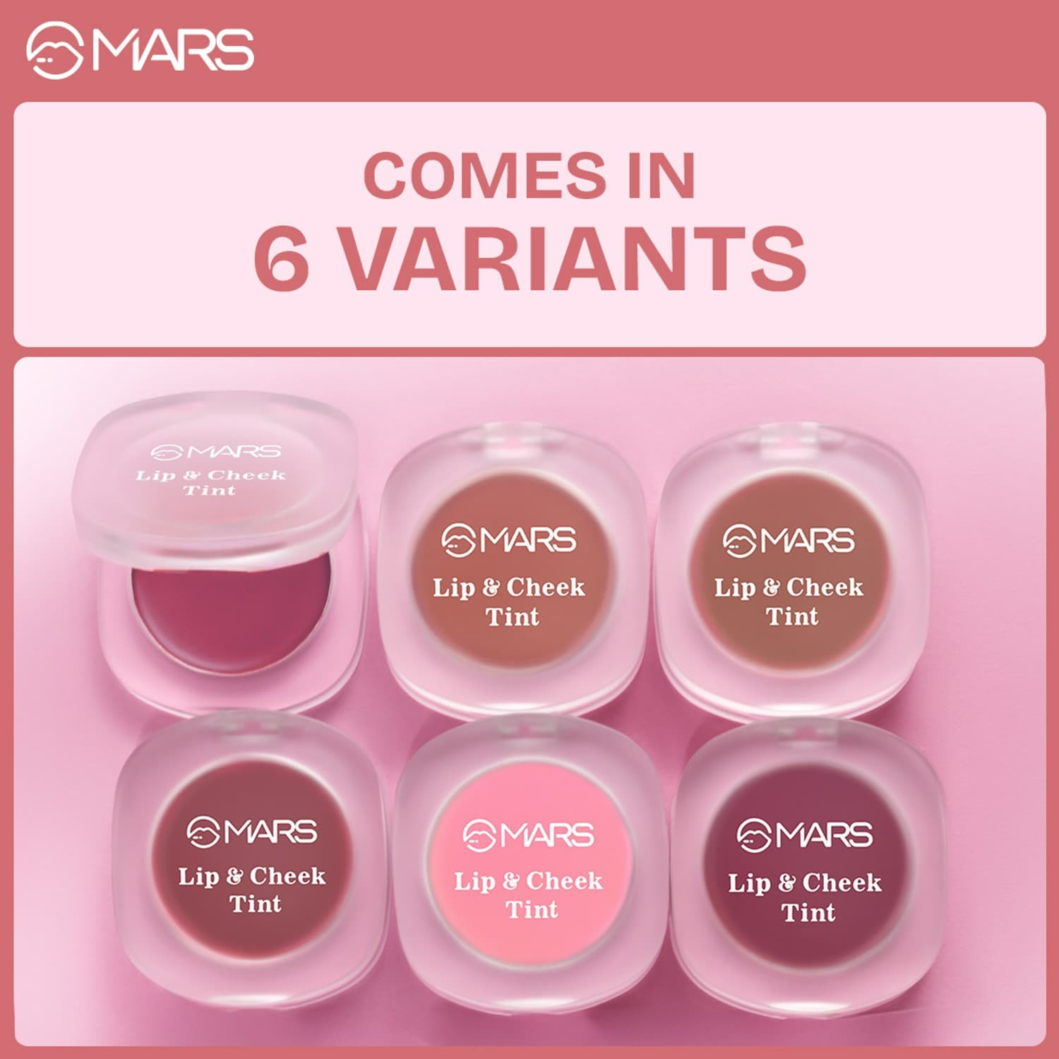 MARS Lip & Cheek Tint for Bold Pop Color