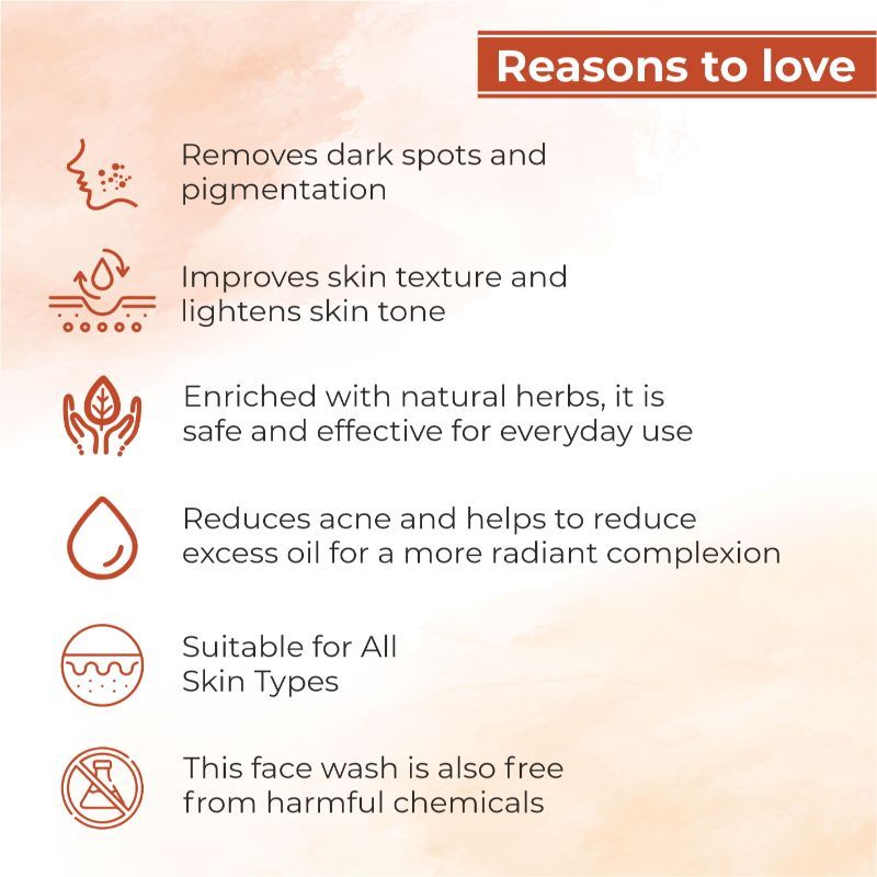 Globus Naturals Kesar Chandan Enriched With Turmeric & Coffee Face Wash