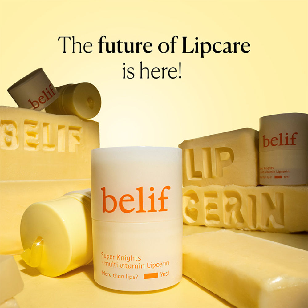 belif Superknight Multi Vitamin Lipcerin-Korean Lip Mask, Scrub & Glowy Balm with Ceramide & Peptide
