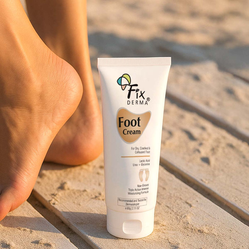 Fixderma Foot Cream For Dry, Cracker Or Calloused Foot Skin