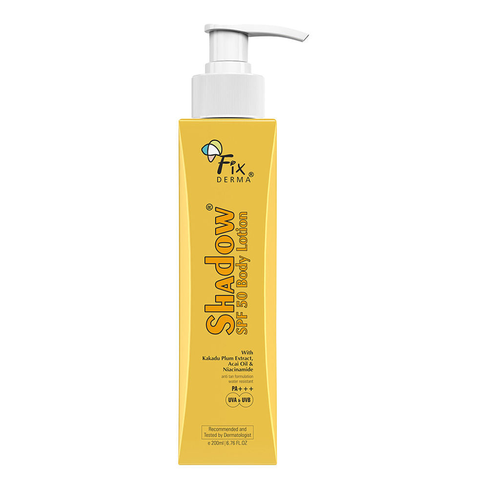 Fixderma Shadow Sunscreen Body Lotion SPF 50 PA+++ UVA & UVB Protection