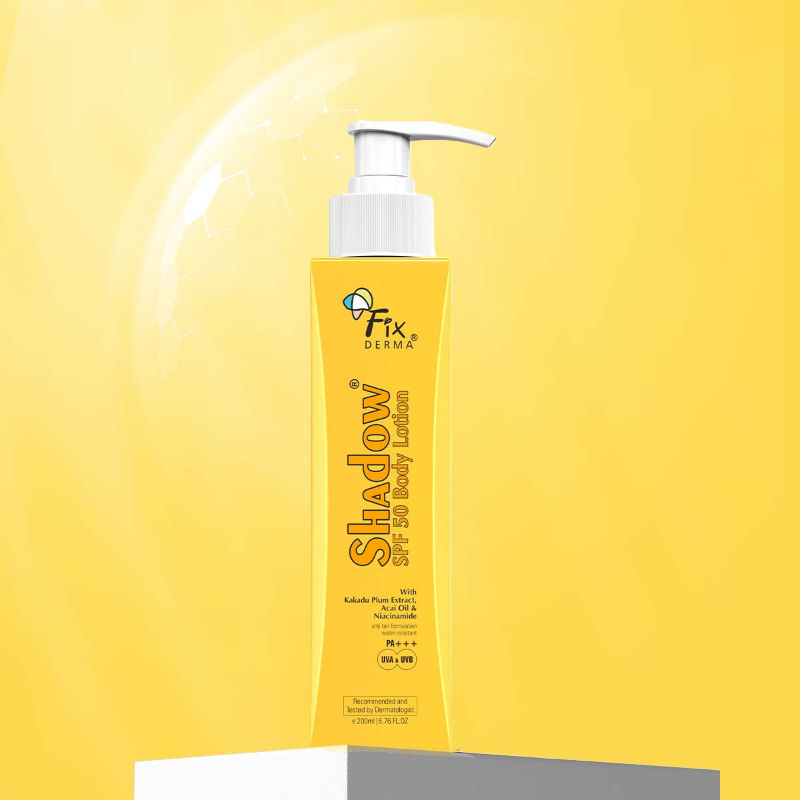Fixderma Shadow Sunscreen Body Lotion SPF 50 PA+++ UVA & UVB Protection