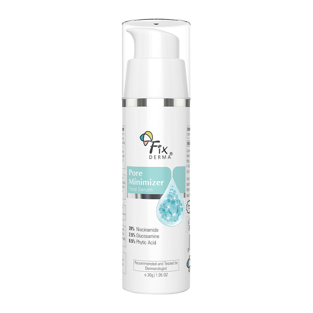 Fixderma Pore Minimizer Face Serum With 20% Niacinamide For Deep Hydration & Skin Soothing