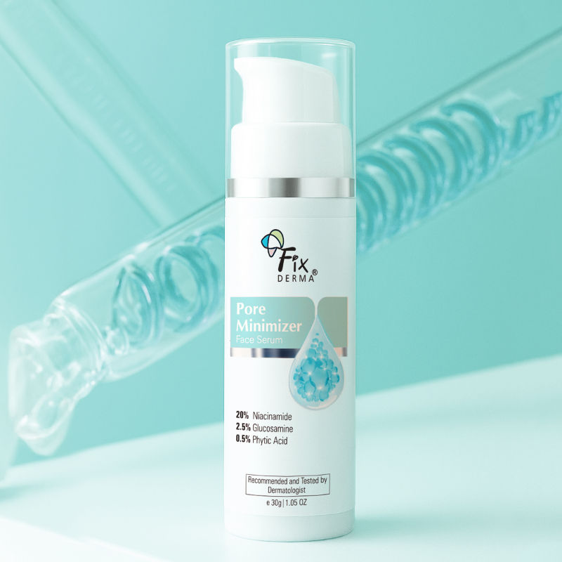 Fixderma Pore Minimizer Face Serum With 20% Niacinamide For Deep Hydration & Skin Soothing