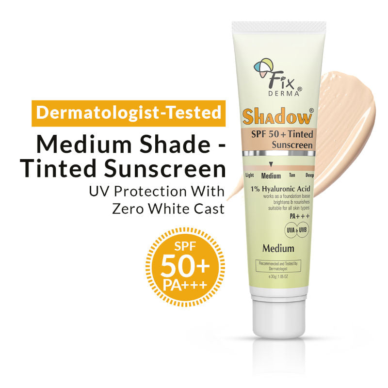 Fixderma Shadow Tinted Sunscreen Deep SPF 50 PA+++ Sunscreen