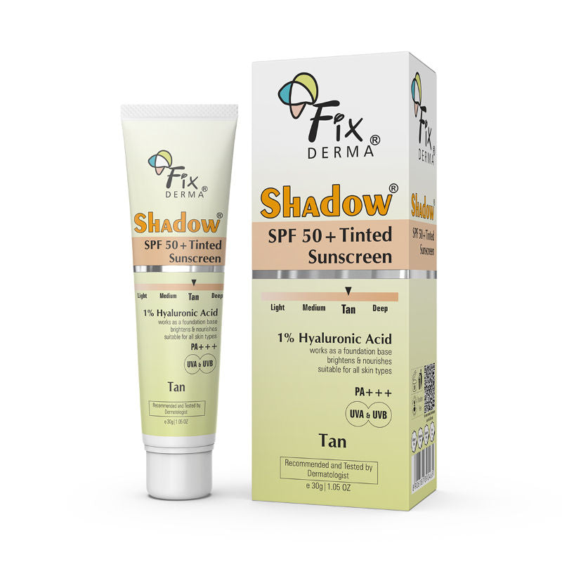 Fixderma Shadow Tinted Sunscreen Deep SPF 50 PA+++ Sunscreen