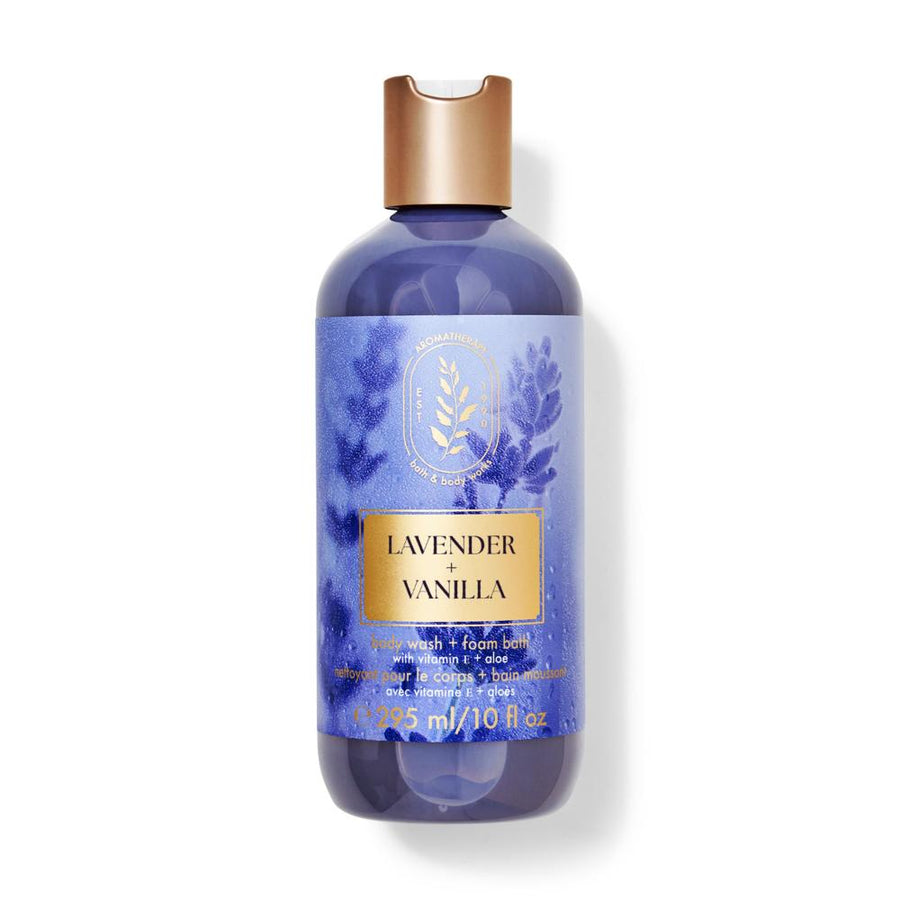 Bath & Body Works Lavender Vanilla Body Wash & Foam Bath