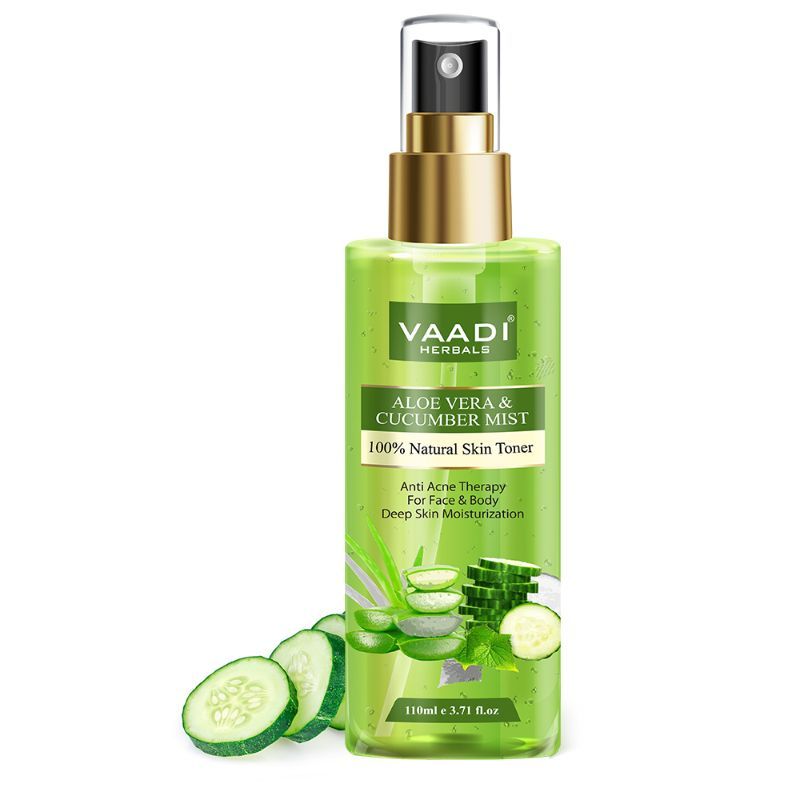 Vaadi Herbals Aloe Vera & Cucumber Mist Natural Skin Toner