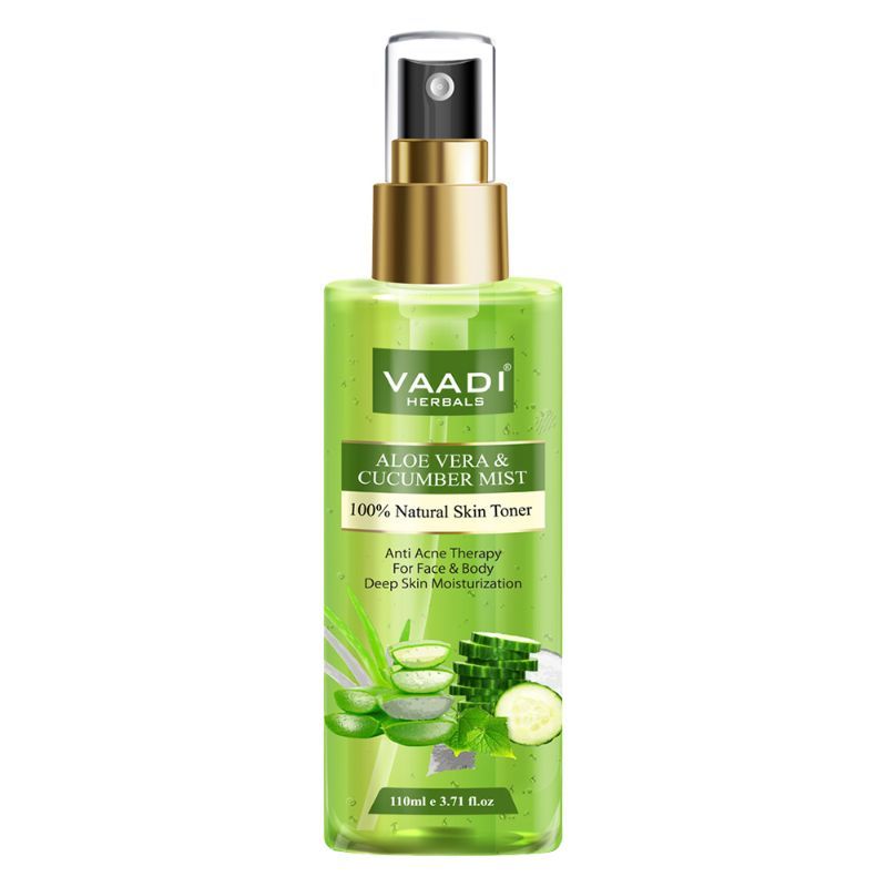 Vaadi Herbals Aloe Vera & Cucumber Mist Natural Skin Toner