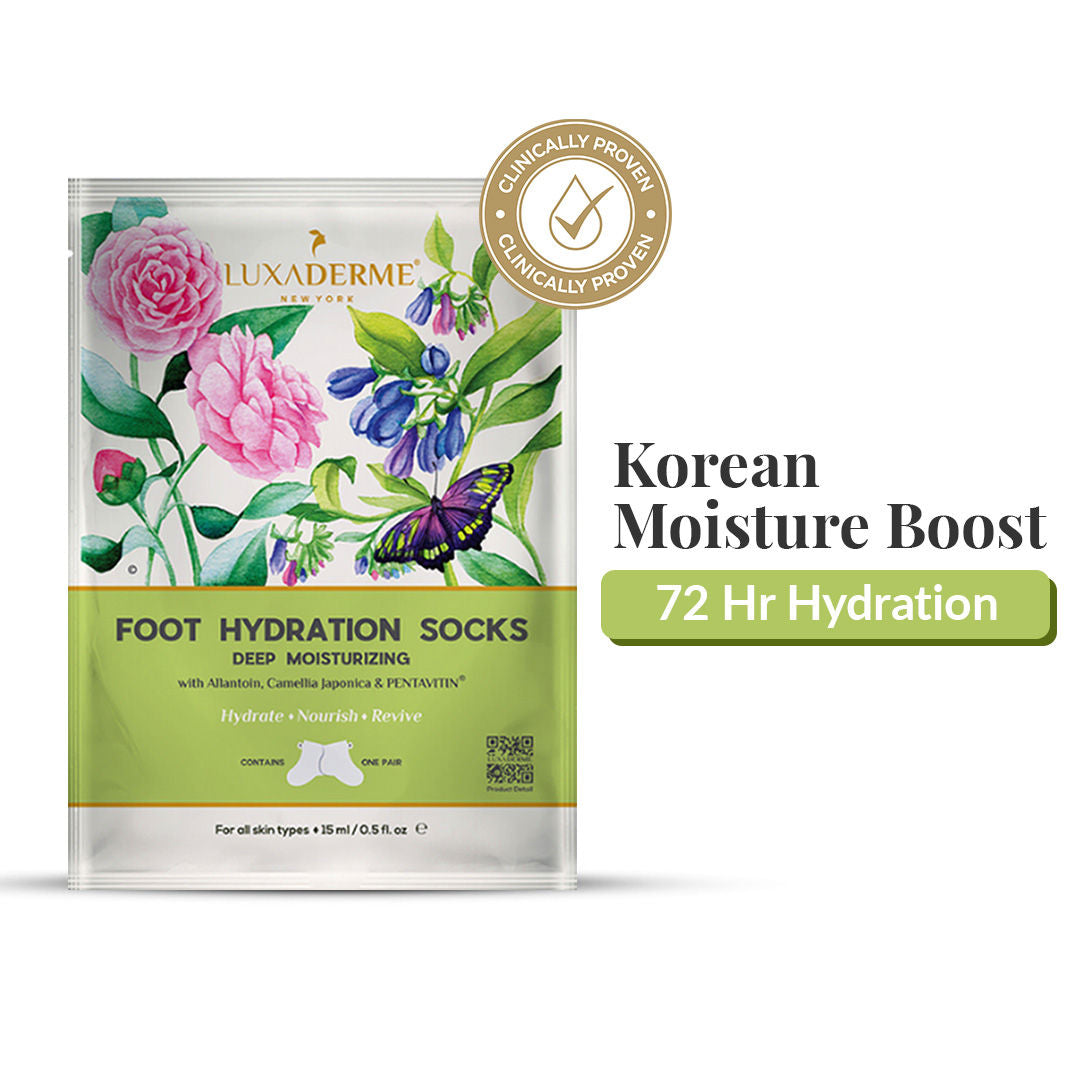 LuxaDerme Deep Moisturizing - Foot Hydration Socks
