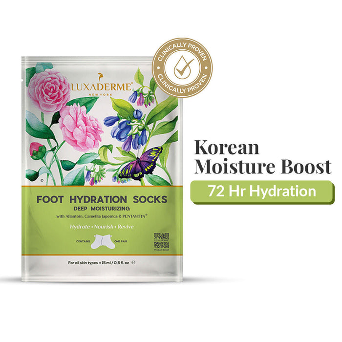 LuxaDerme Deep Moisturizing - Foot Hydration Socks