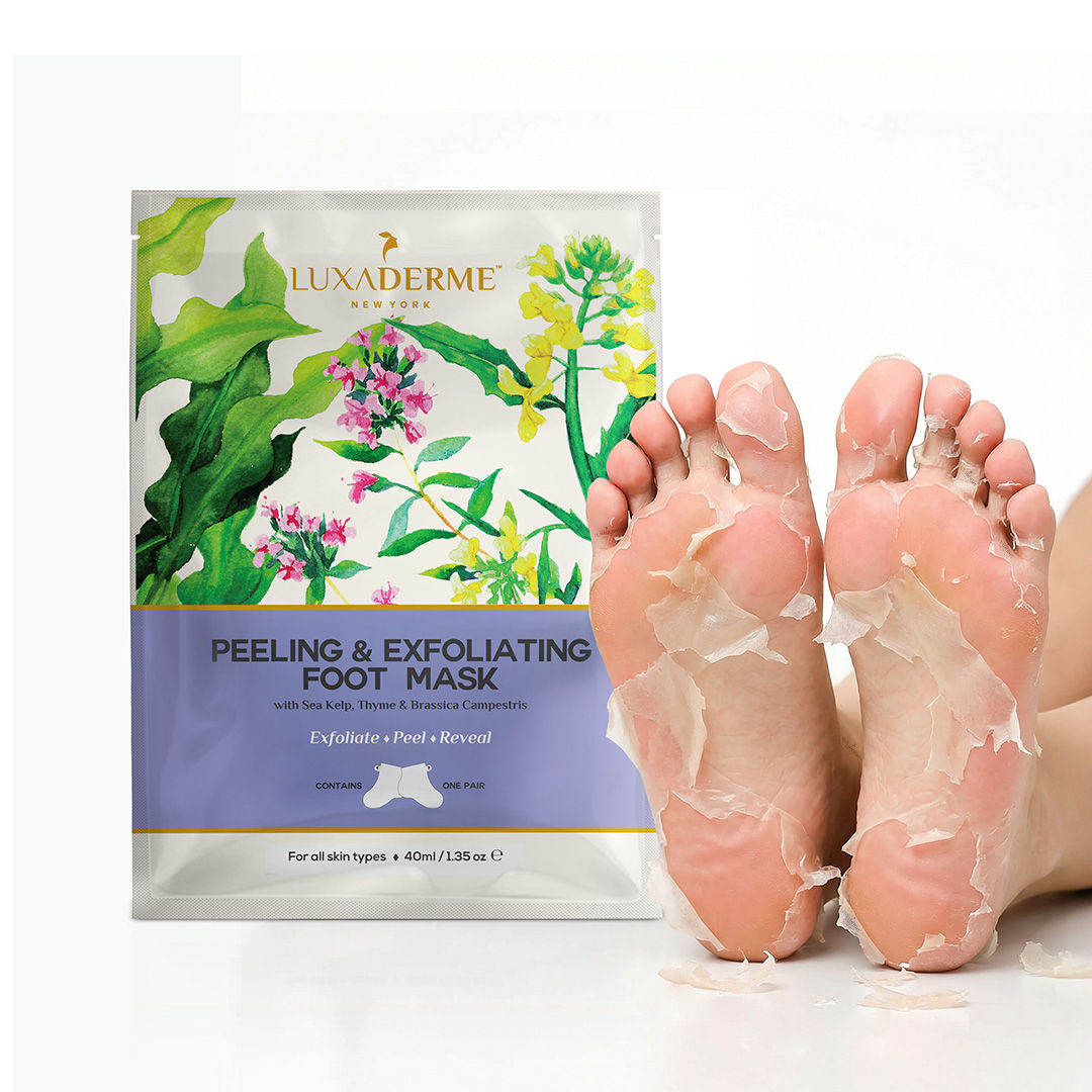 LuxaDerme Peeling & Exfoliating Foot Mask